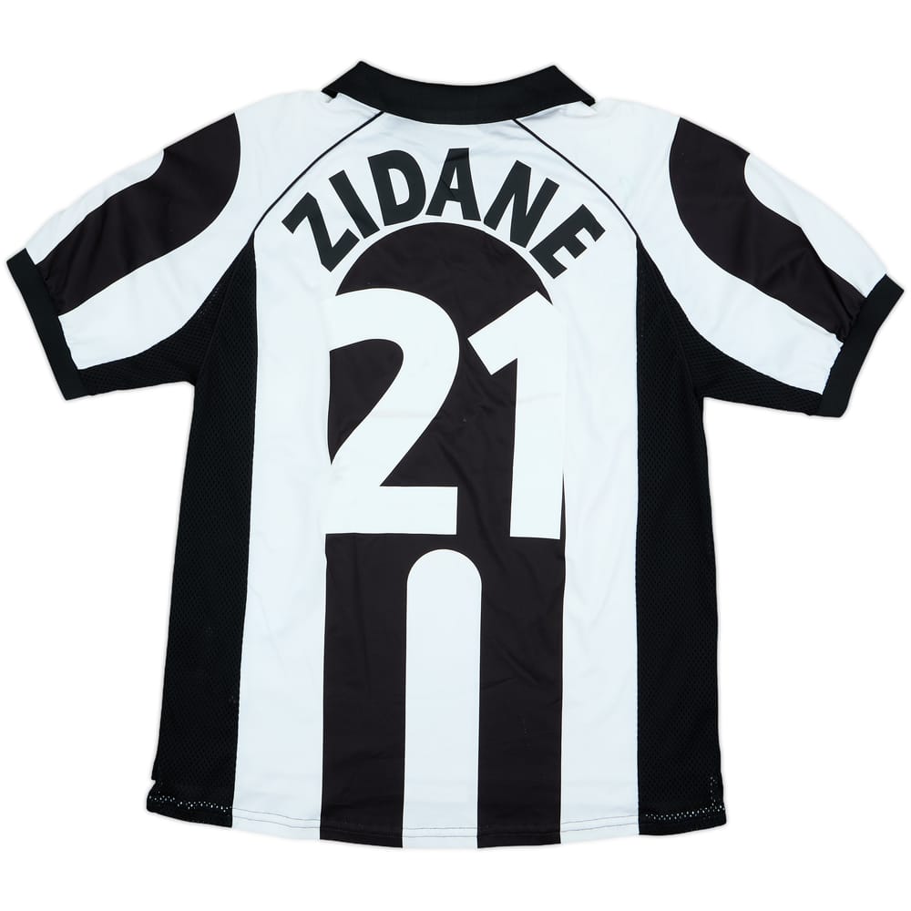 1997-98 Juventus Centenary Home Shirt Zidane #21 - 7/10 - (L)