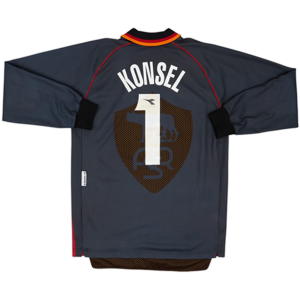 1997-98 Roma GK Shirt Konsel #1 - 7/10 - (M)