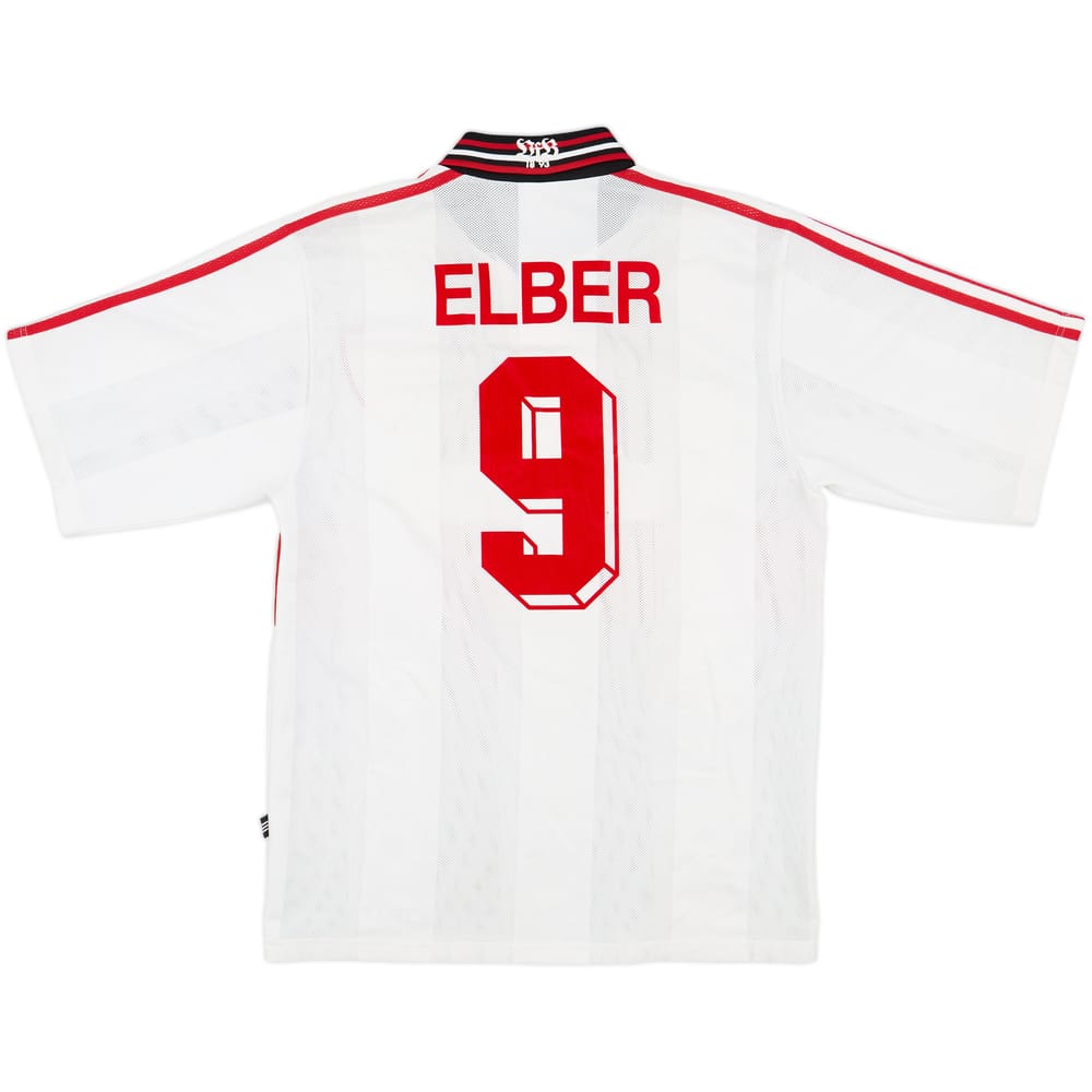 1996-97 Stuttgart Home Shirt Elber #9 - 6/10 - (M)