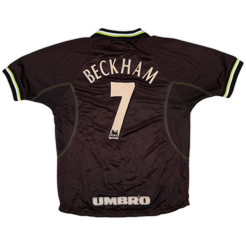 1998-99 Manchester United Third Shirt Beckham #7 - 7/10 - (Y)