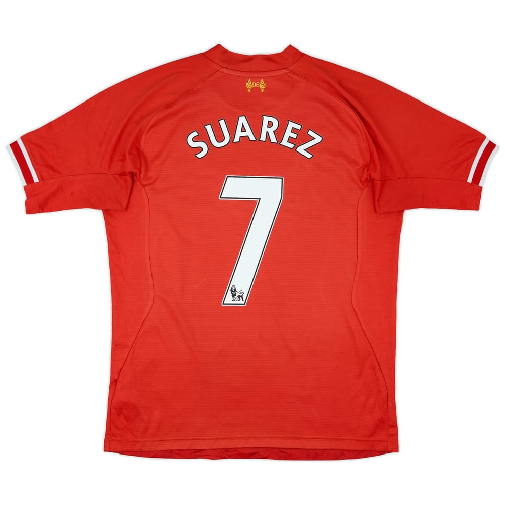 2013-14 Liverpool Home Shirt Suarez #7 - 6/10 - (S)