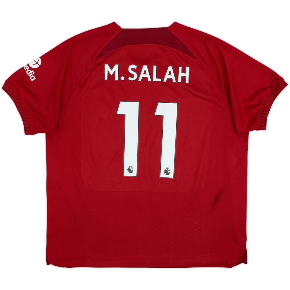 2022-23 Liverpool Home Shirt M.Salah #11 - 9/10 - (XL)