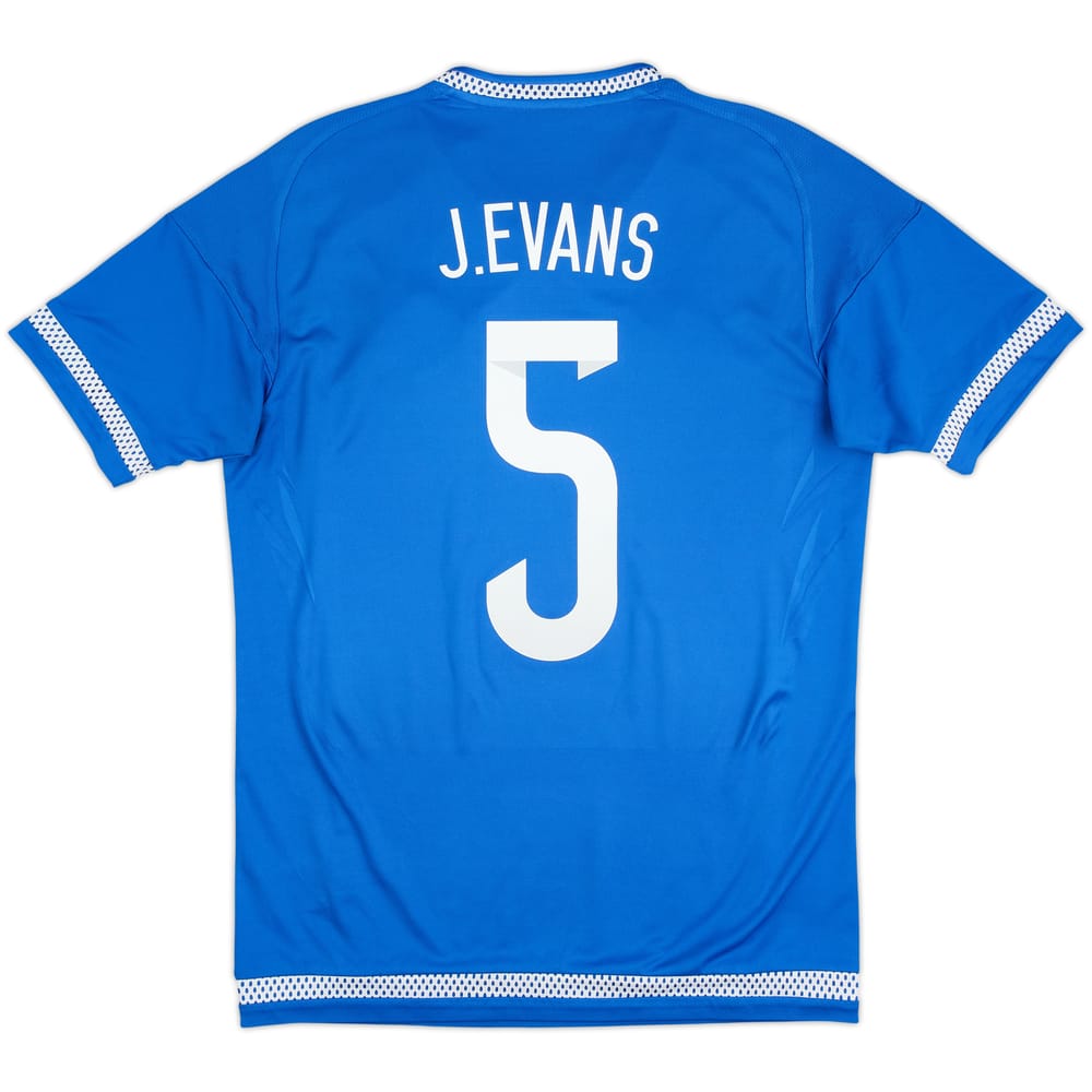 2015-16 Northern Ireland Away Shirt J.Evans #5 - 8/10 - (S)