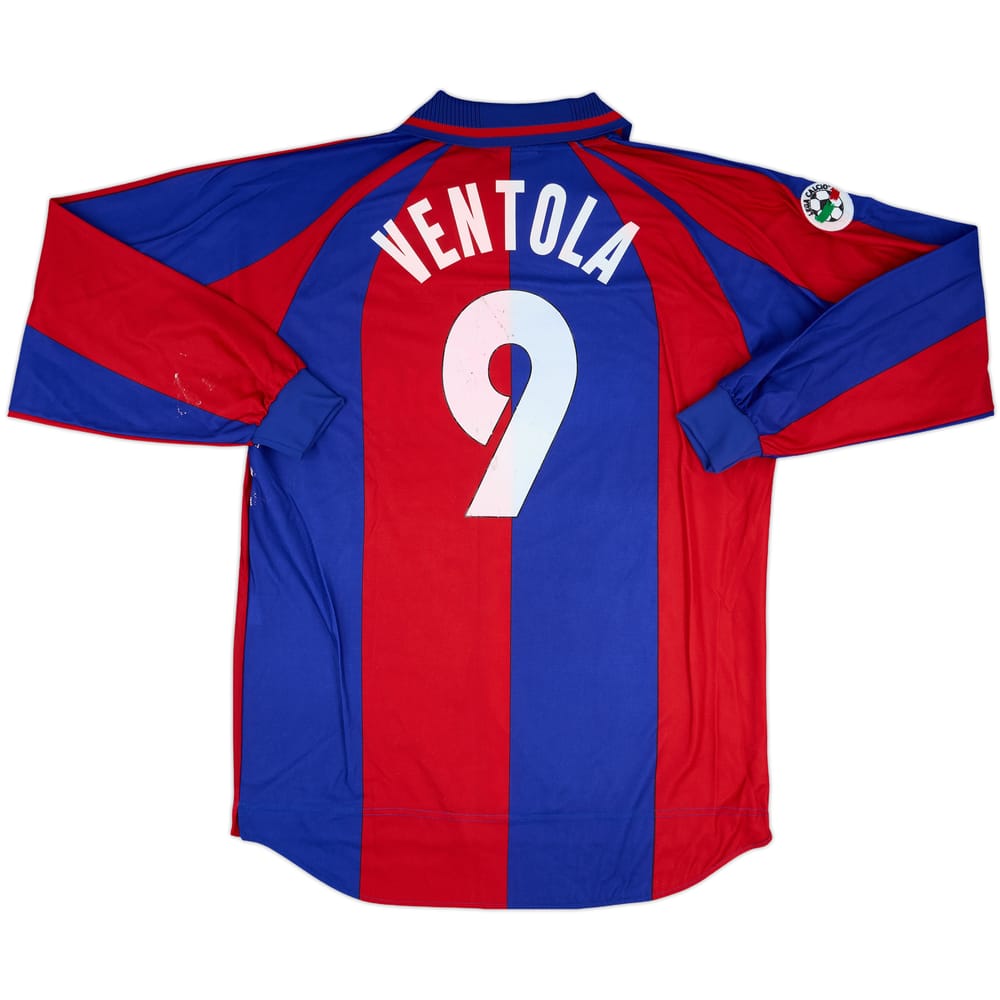 1999-00 Bologna Match Issue Home L/S Shirt Ventola #9
