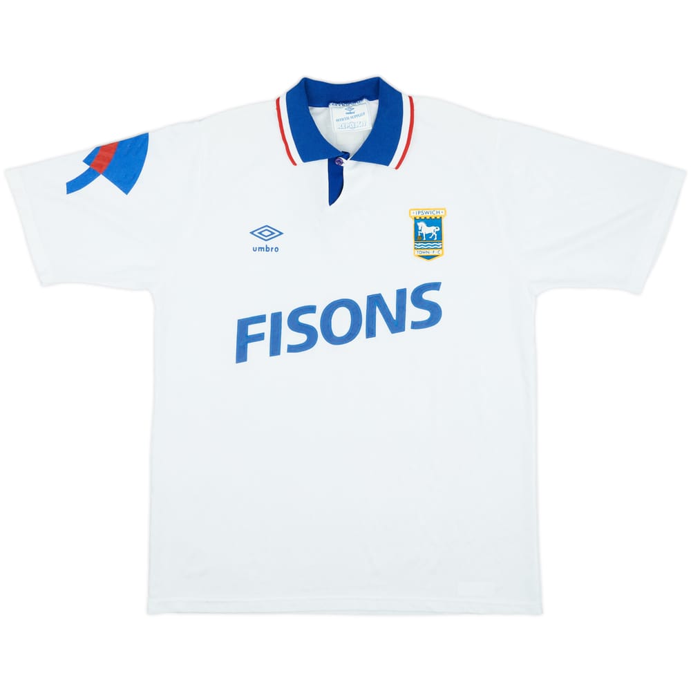 1991-92 Ipswich Away Shirt - 8/10 - (XL)