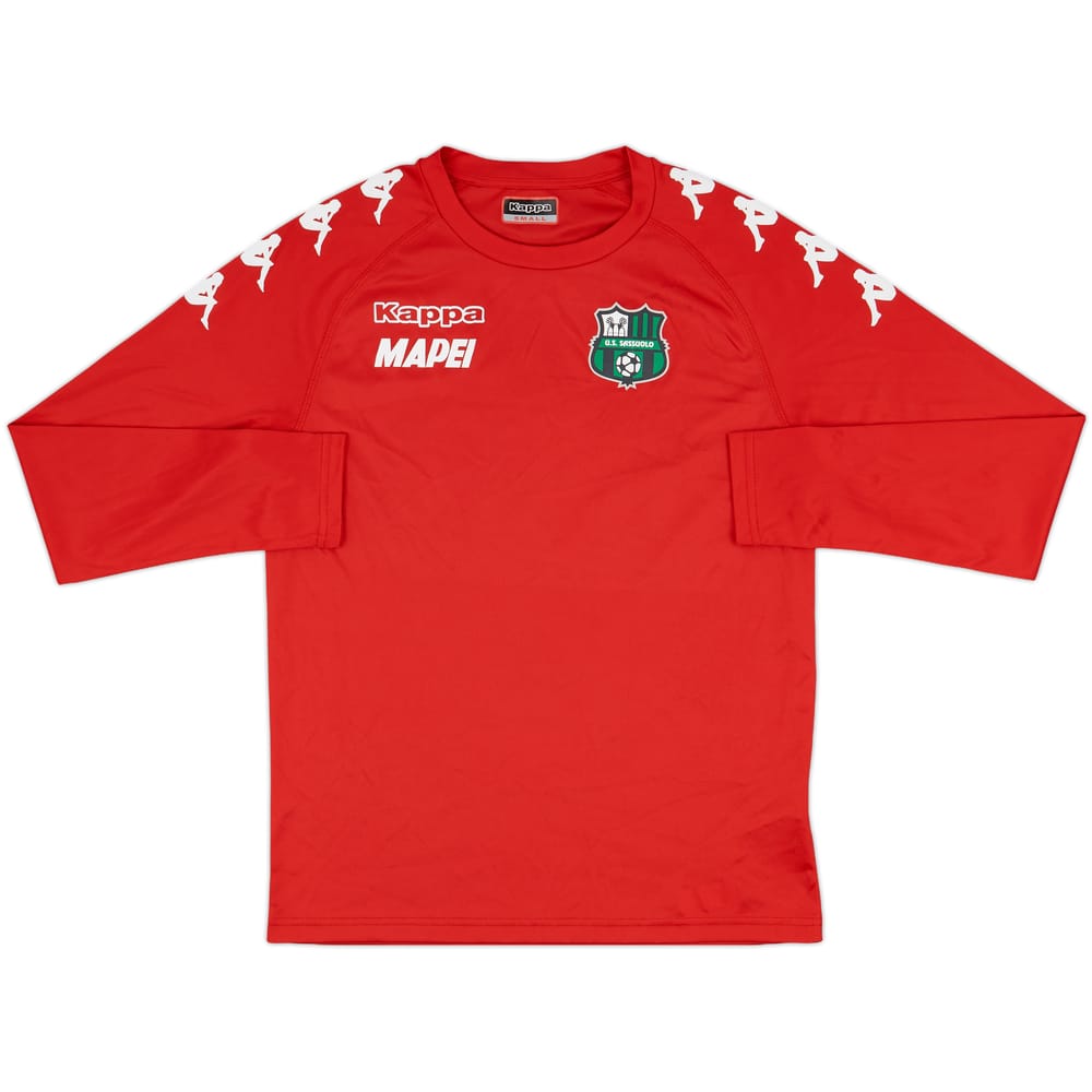 2019-20 Sassuolo Camp Kappa Training L/S Shirt - 8/10 - (S)