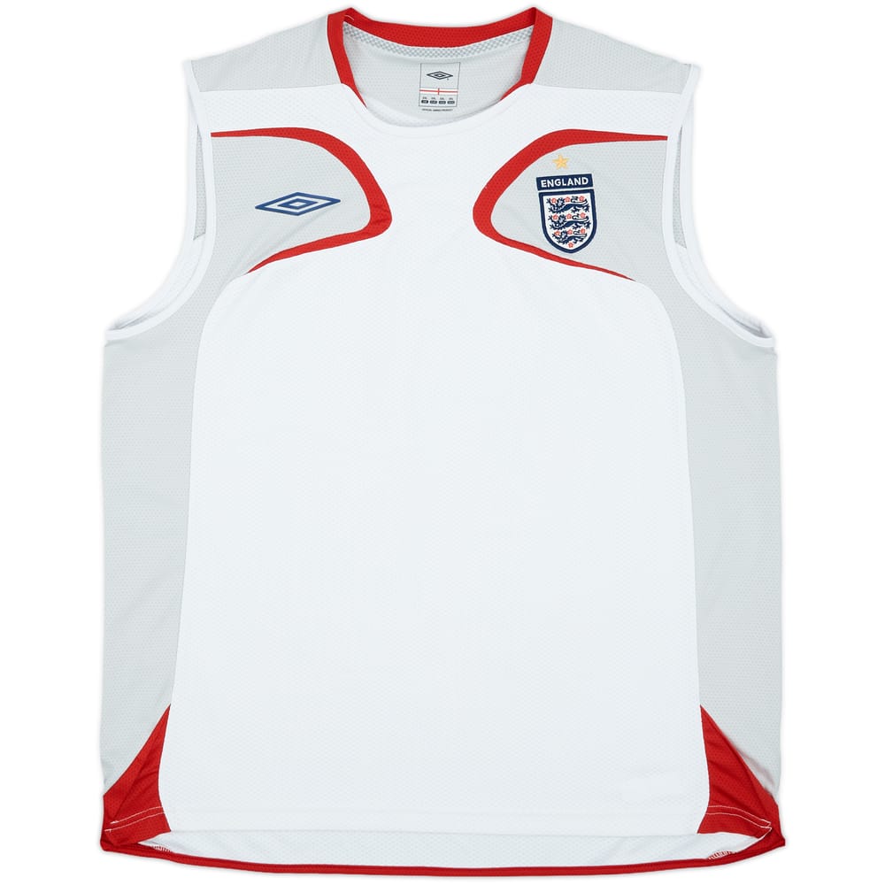 2007-08 England Umbro Training Vest - 9/10 - (XXL)