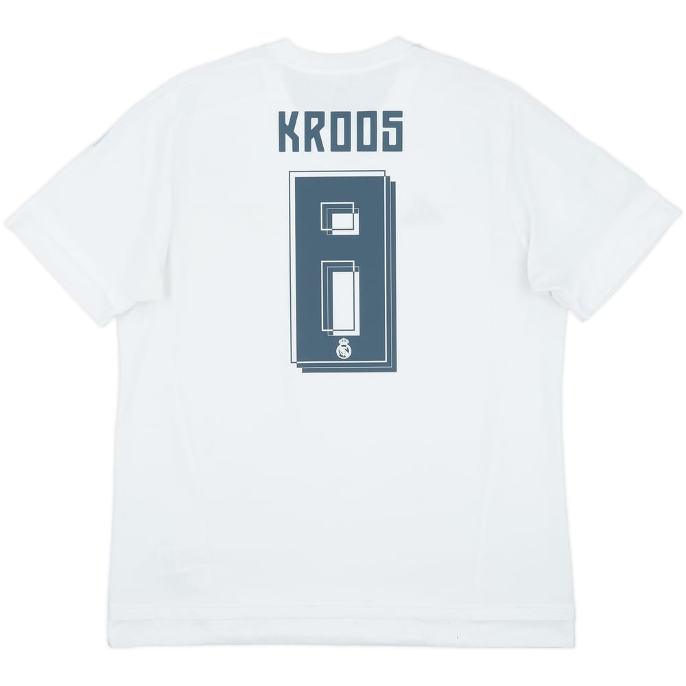 2015-16 Real Madrid Home Shirt Kroos #8 - 6/10 - (XL)