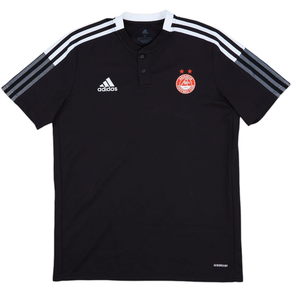 2021-22 Aberdeen adidas Polo Shirt - 8/10 - (M)