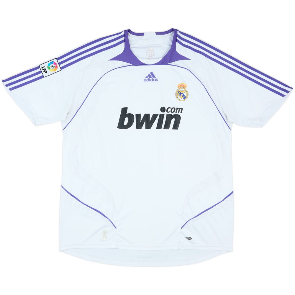 2007-08 Real Madrid Home Shirt - 8/10 - (XXL)