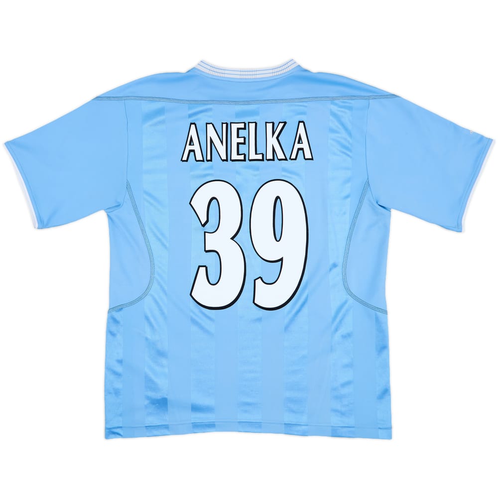 2003-04 Manchester City Home Shirt Anelka #39 - 6/10 - (L)
