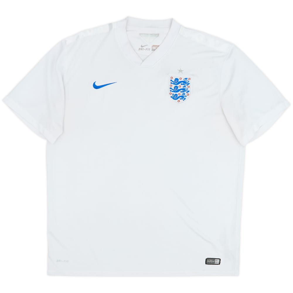 2014-15 England Home Shirt - 5/10 - (XL)