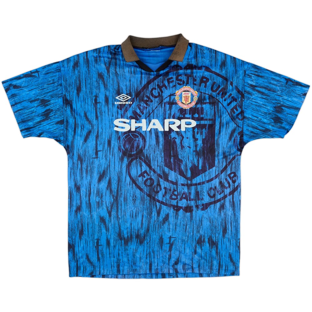1992-93 Manchester United Away Shirt - 6/10 - (XL)
