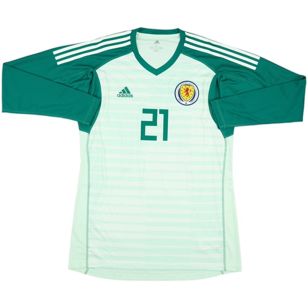 2018-20 Scotland GK Shirt #27 - 8/10 - (L)