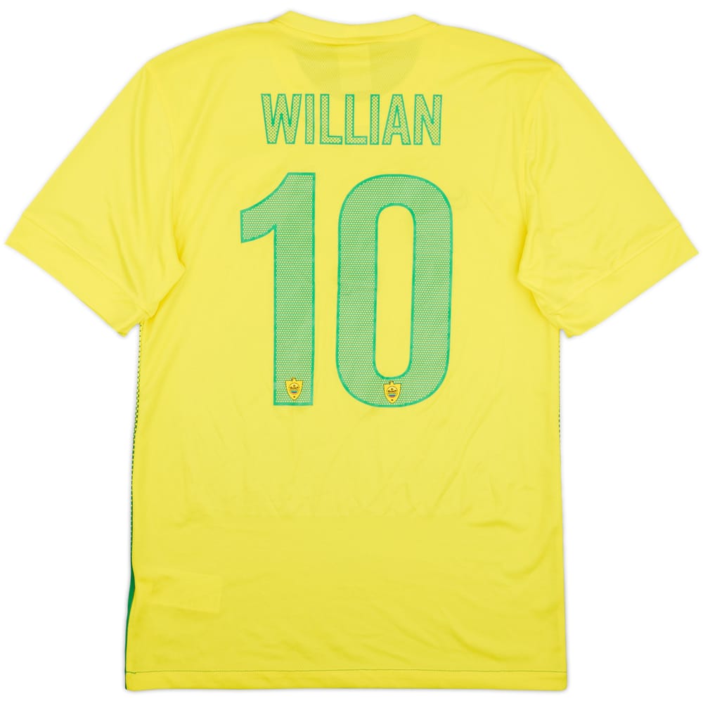 2013-14 Anzhi Makhachkala Home Shirt Willian #10 - 9/10 - (S)