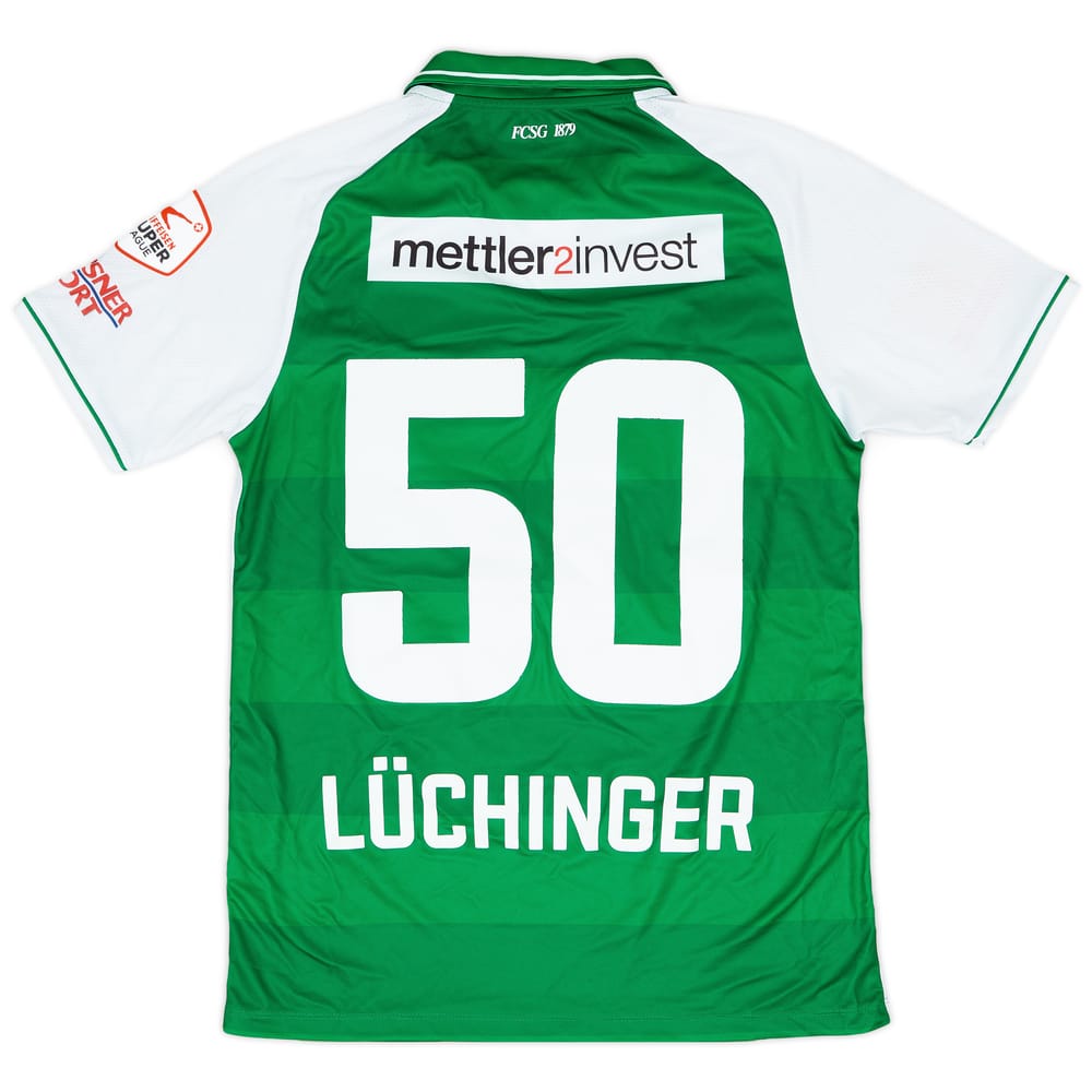 2018-19 St Gallen Match Issue Home Shirt Luchinger #50