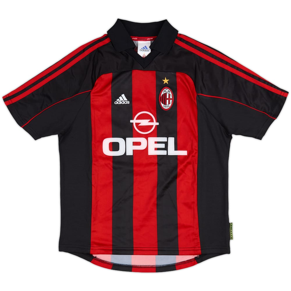 2000-02 AC Milan Home Shirt #15 - 5/10 - (XL.Boys)