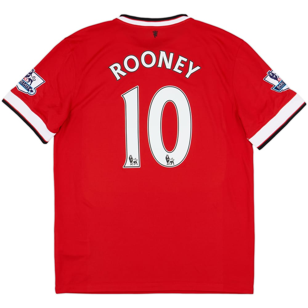 2014-15 Manchester United Home Shirt Rooney #10 - 9/10 - (L)