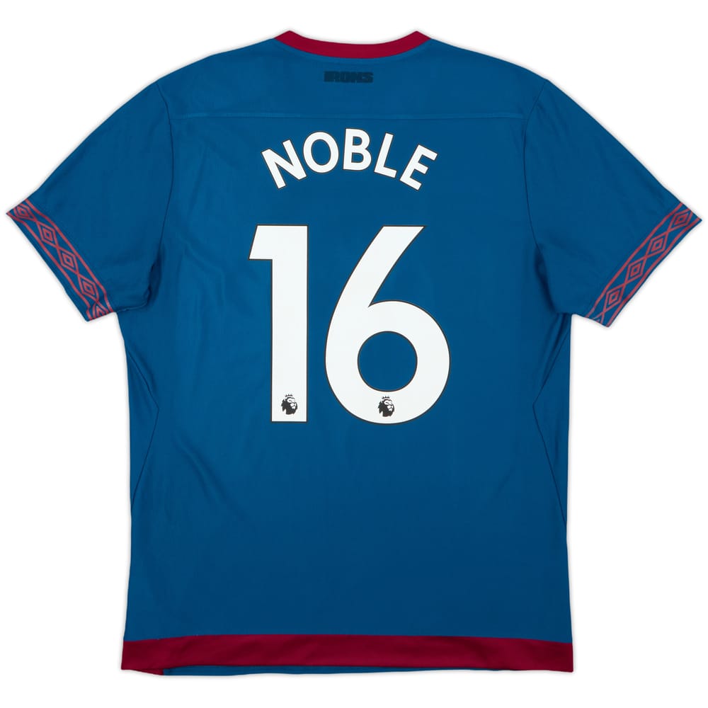 2018-19 West Ham Away Shirt Noble #16 - 8/10 - (L)