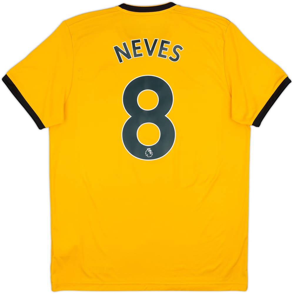 2018-19 Wolves Home Shirt Neves #8 - 6/10 - (L)