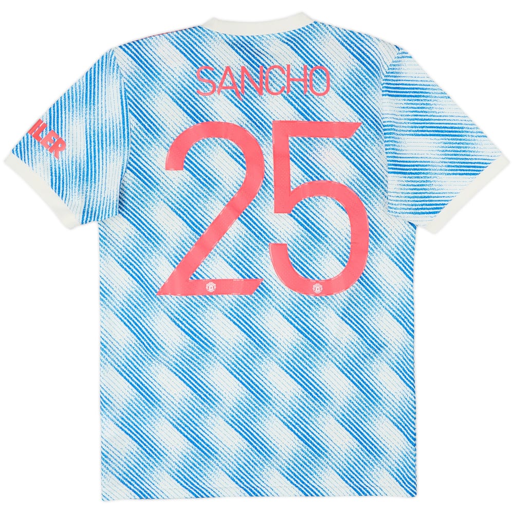 2021-22 Manchester United Away Shirt Sancho #25 - 6/10 - (S)