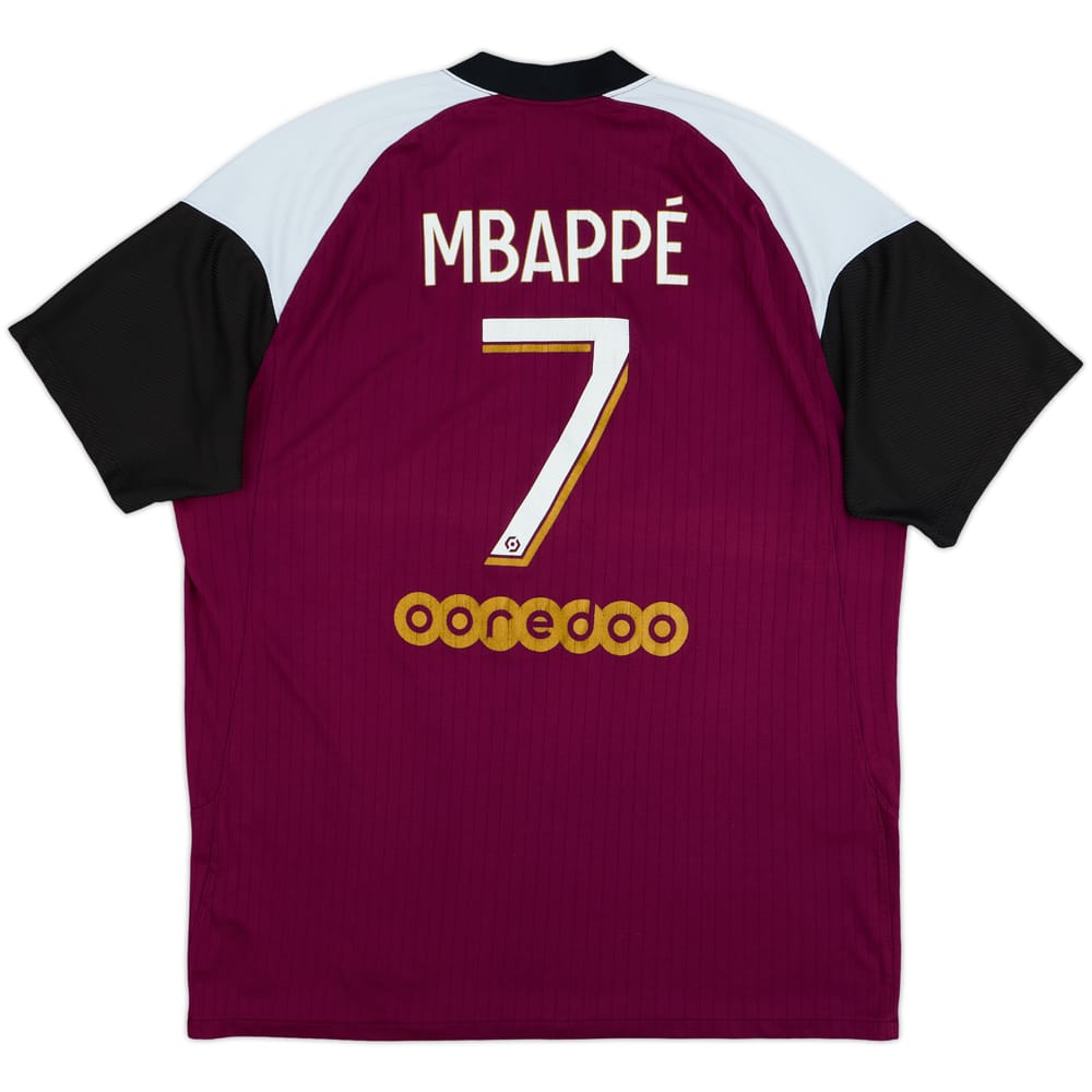 2020-21 Paris Saint-Germain Third Shirt Mbappe #7 - 5/10 - (XL)