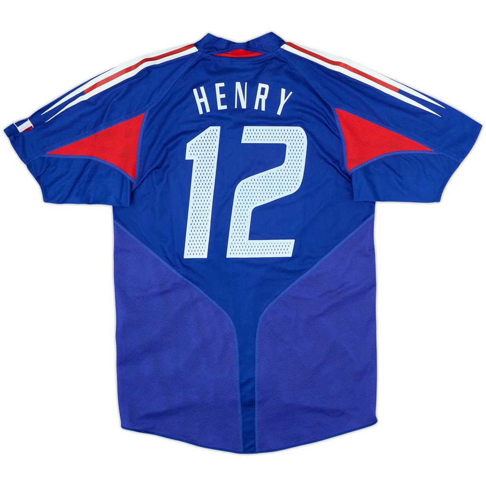 2004-06 France Home Shirt Henry #12 - 6/10 - (S)