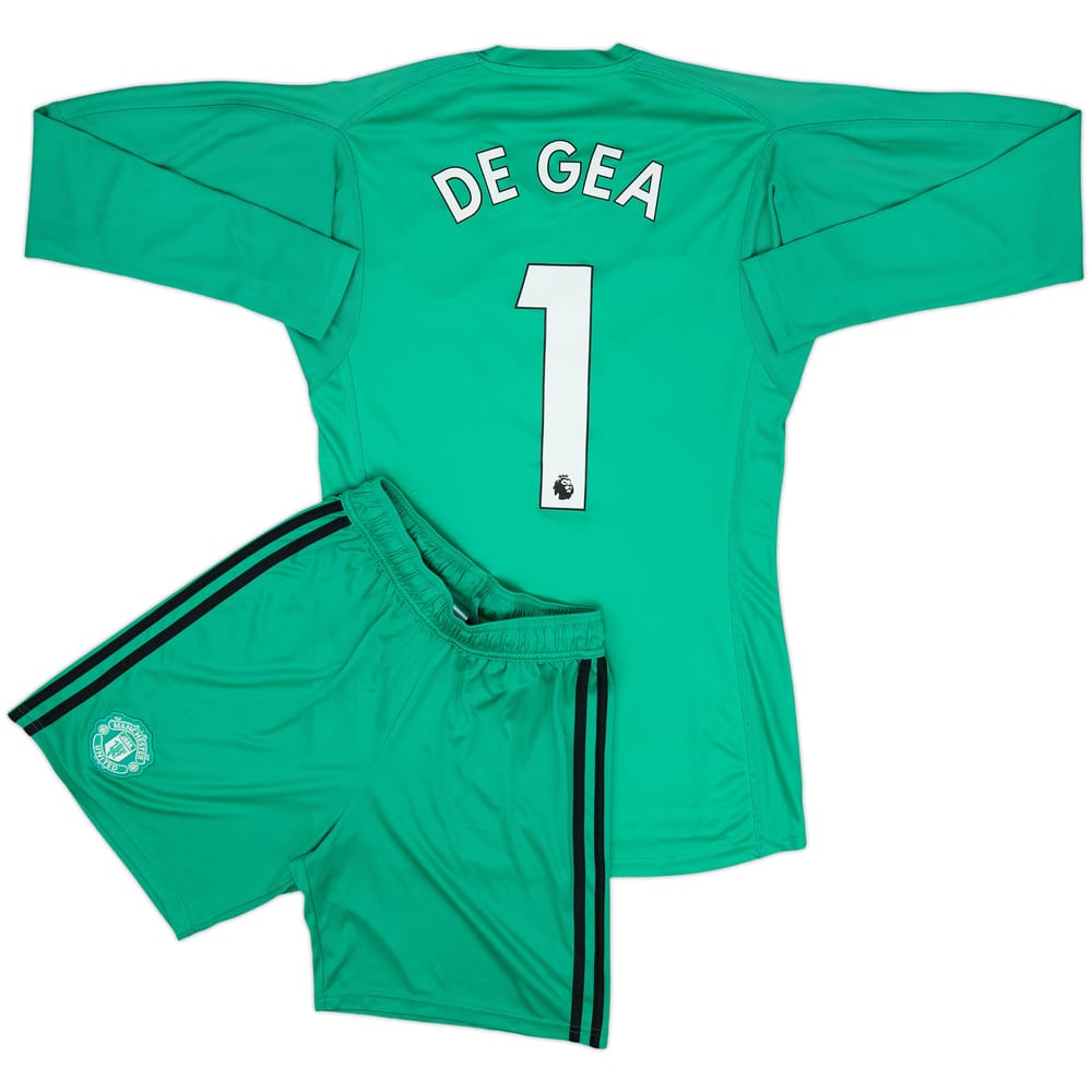 2018-19 Manchester United Home GK Shirt & Shorts DeGea #1 - 6/10 - (S)