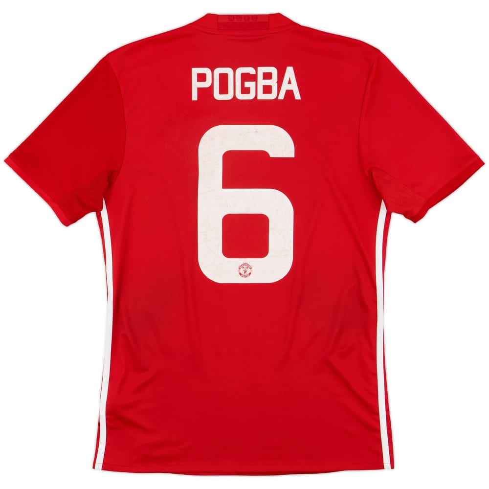 2016-17 Manchester United Home Shirt Pogba #6 - 6/10 - (S)