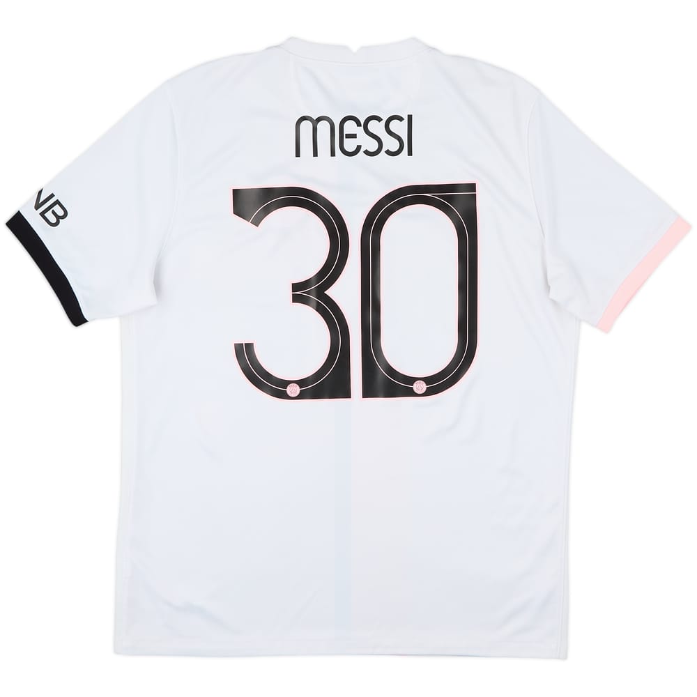 2021-22 Paris Saint-Germain Away Shirt Messi #30 - 6/10 - (L)