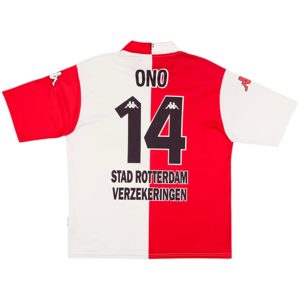2001-02 Feyenoord Home Shirt Ono #14 - 7/10 - (L)