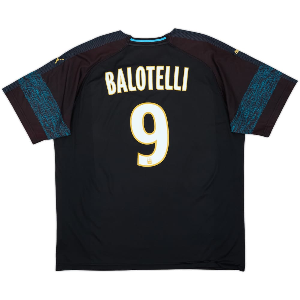 2018-19 Olympique Marseille Away Shirt Balotelli #9 - 6/10 - (XXL)