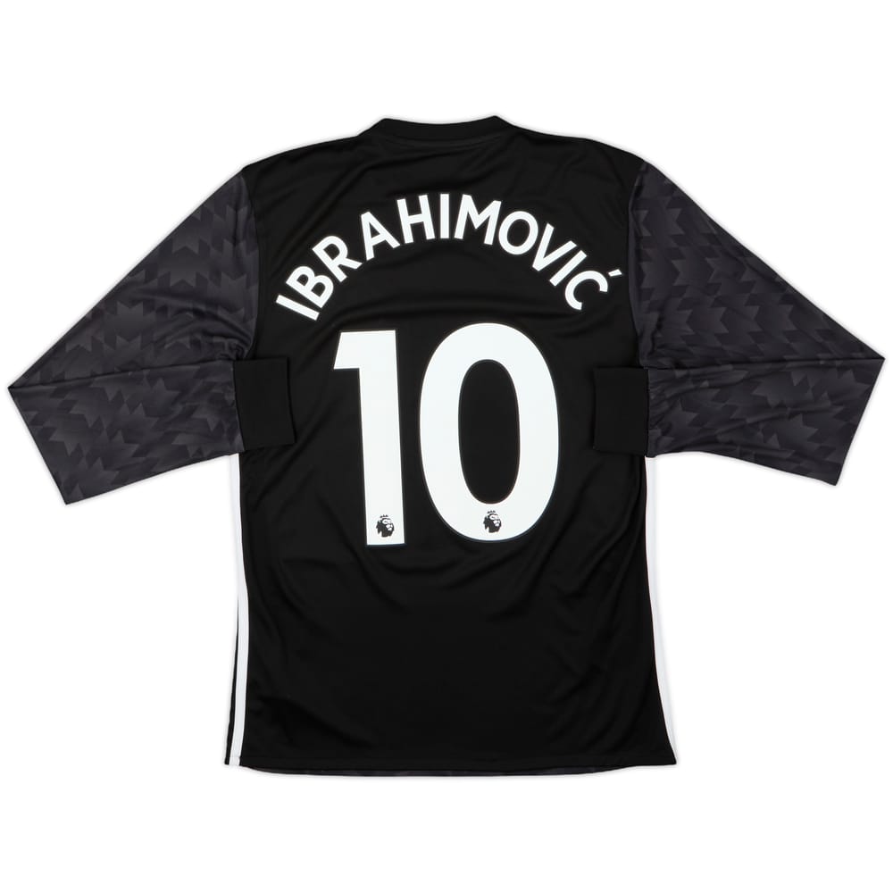 2017-18 Manchester United Away L/S Shirt Ibrahimovic #10 - 8/10 - (S)