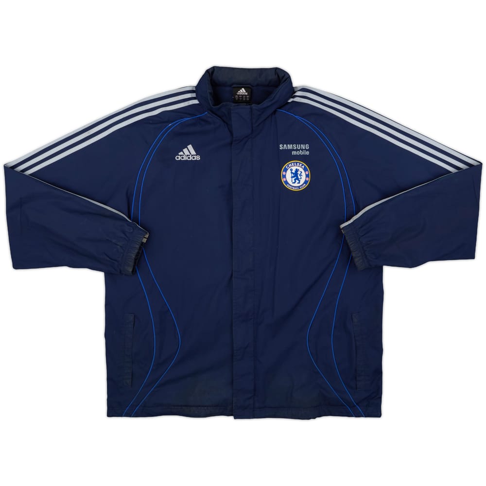 2006-07 Chelsea adidas Hooded Rain Jacket - 6/10 - (L/XL)
