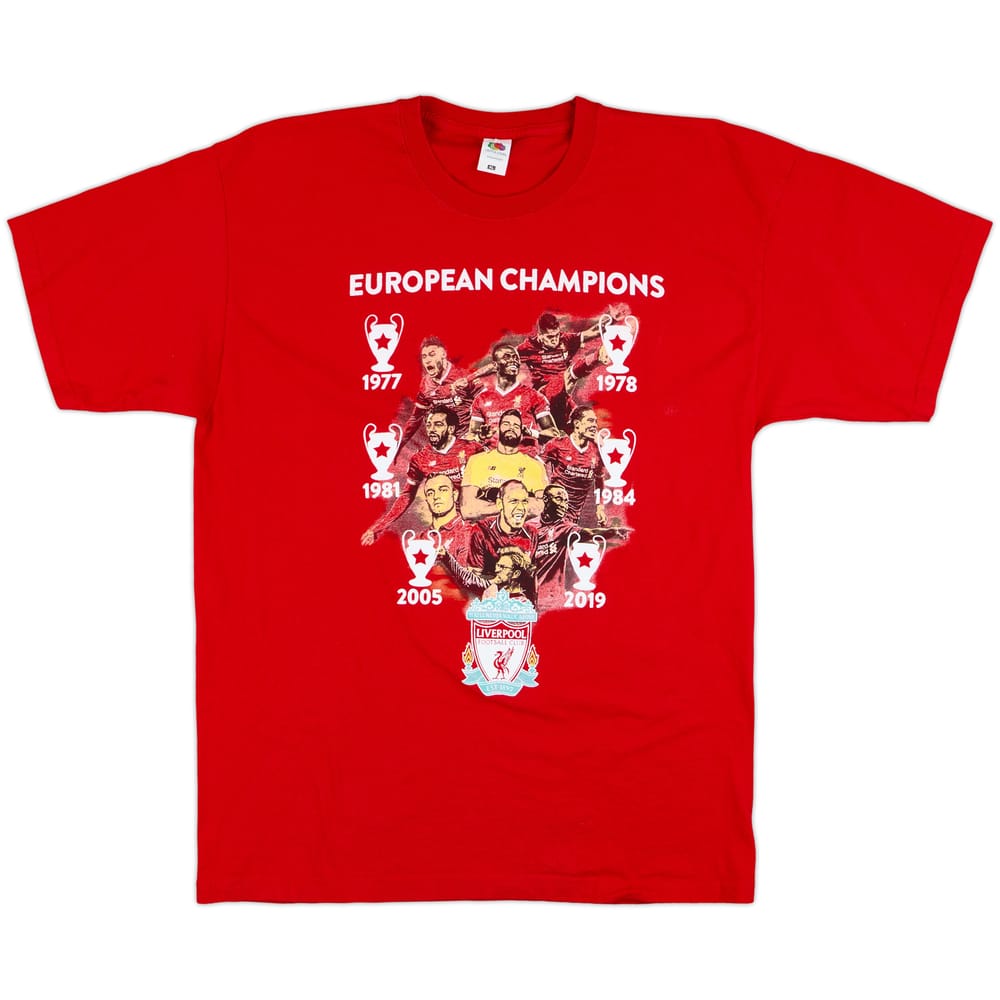 2019 Liverpool European Champions Tee - 10/10 - (XL)