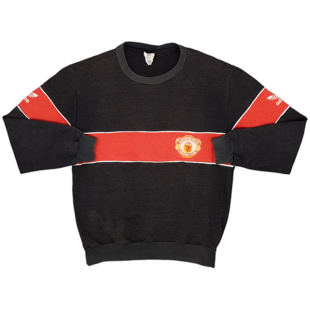 1984-86 Manchester United adidas Sweat Top - 5/10 - (S)