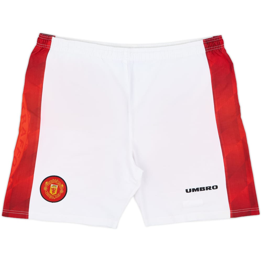1996-98 Manchester United Home Shorts - 5/10 - (XXL)