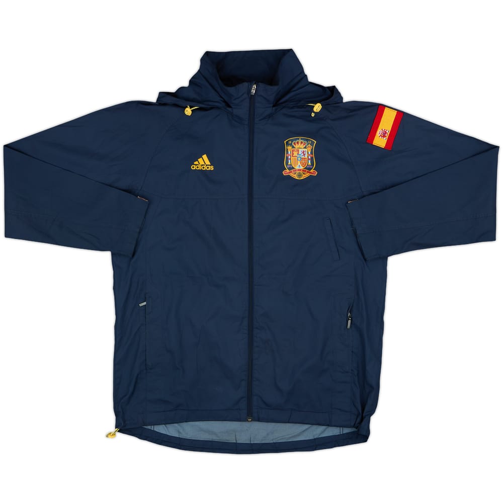 2009-10 Spain adidas Hooded Rain Jacket - 7/10 - (M)