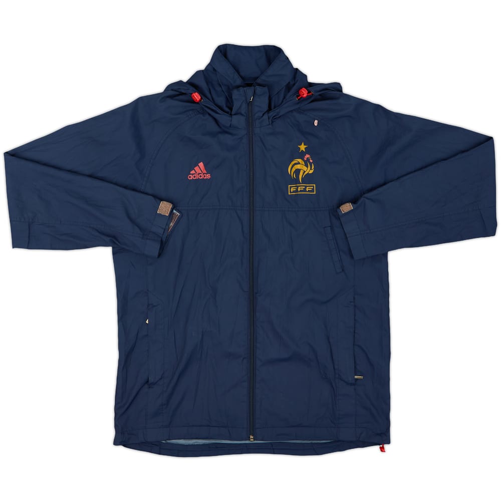 2010-11 France adidas Hooded Rain Jacket - 8/10 - (M)