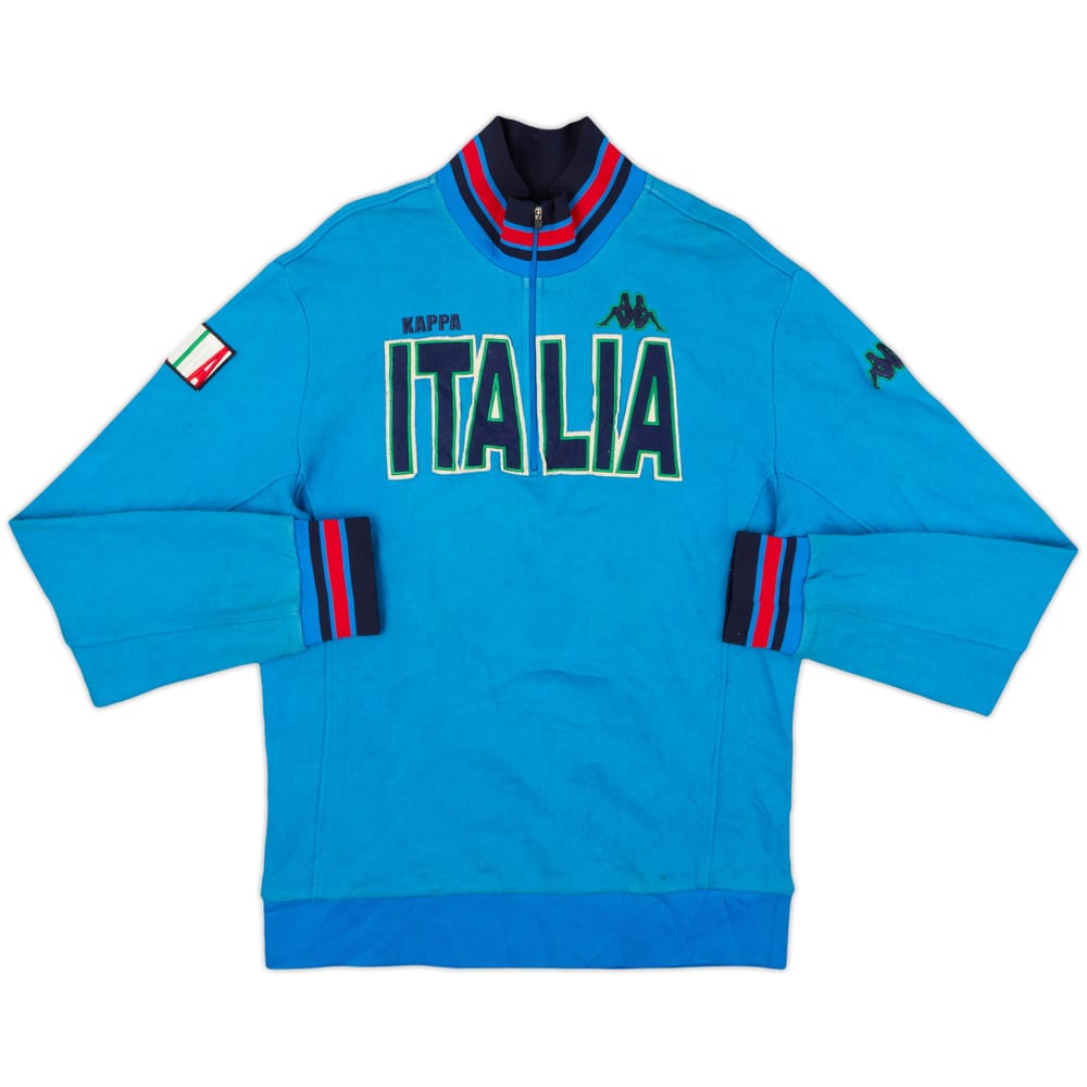 2009-10 Italy Kappa 1/4 Zip Training Top - 6/10 - (L)