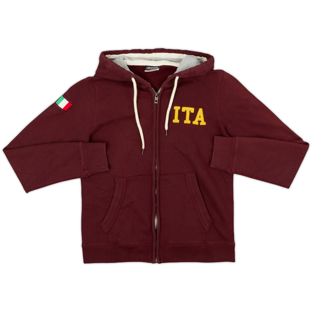 2009-10 Italy Kappa Hooded Track Jacket - 8/10 - (M)