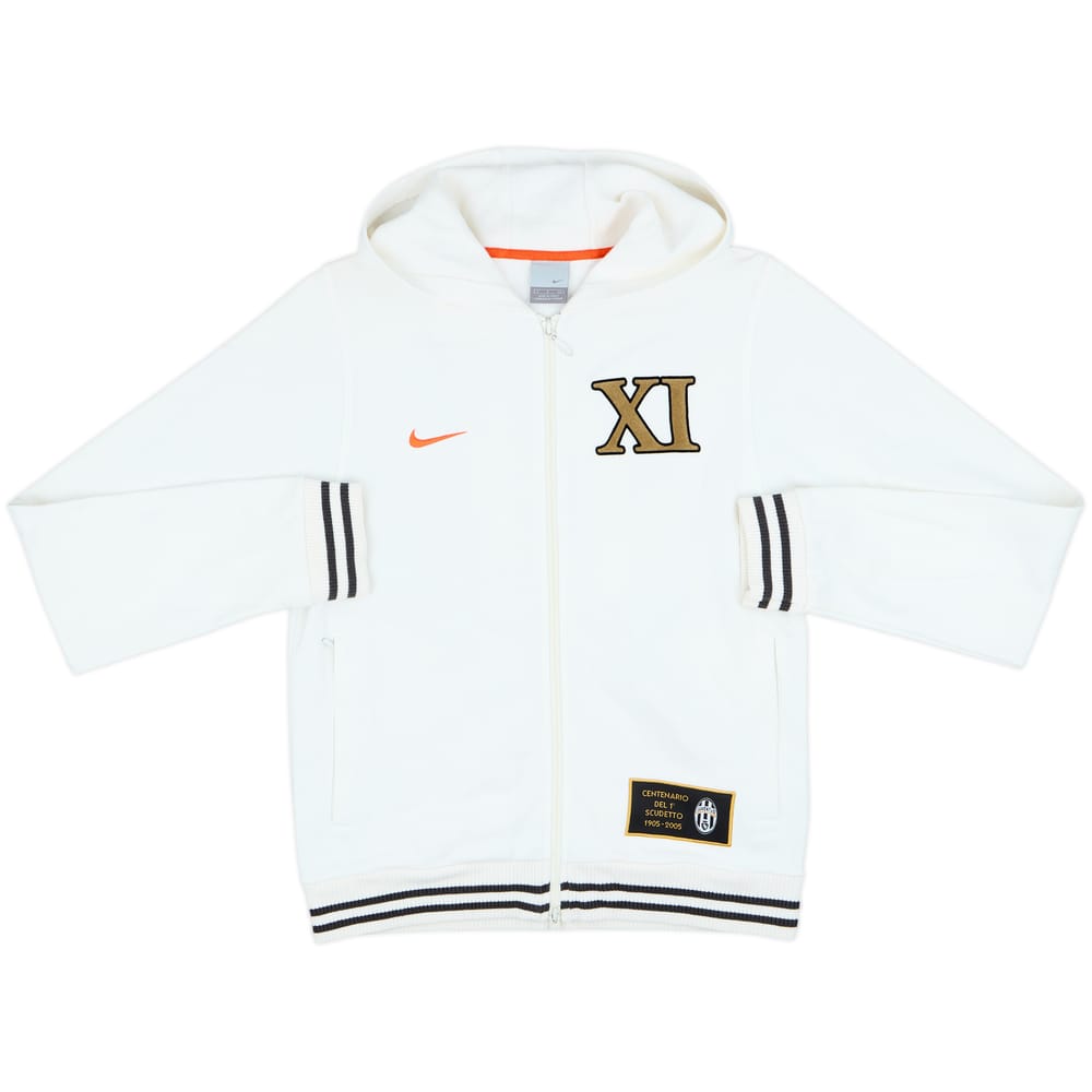 2005-06 Juventus Nike Centenary Hooded Track Jacket - 9/10 - (L)
