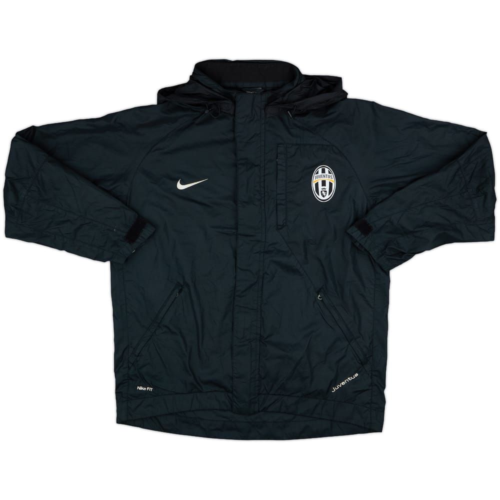 2007-08 Juventus Nike Hooded Rain Jacket - 7/10 - (S)