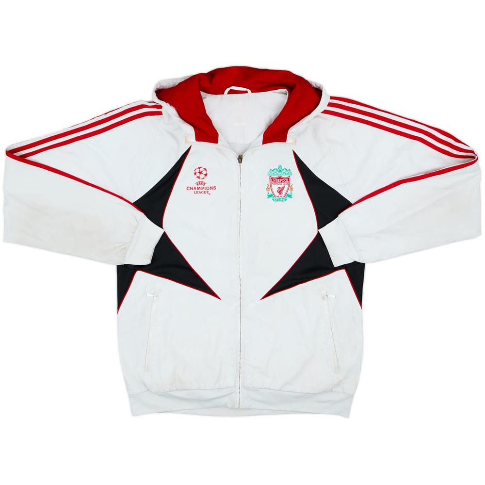 2007-08 Liverpool adidas Hooded Rain Jacket - 4/10 - (L)