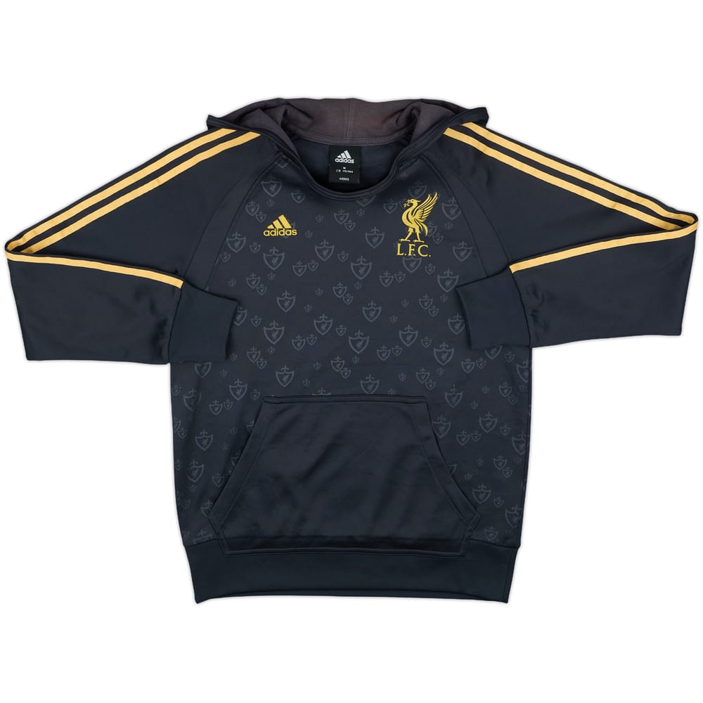 2009-10 Liverpool adidas Hooded Top - 8/10 - (M)