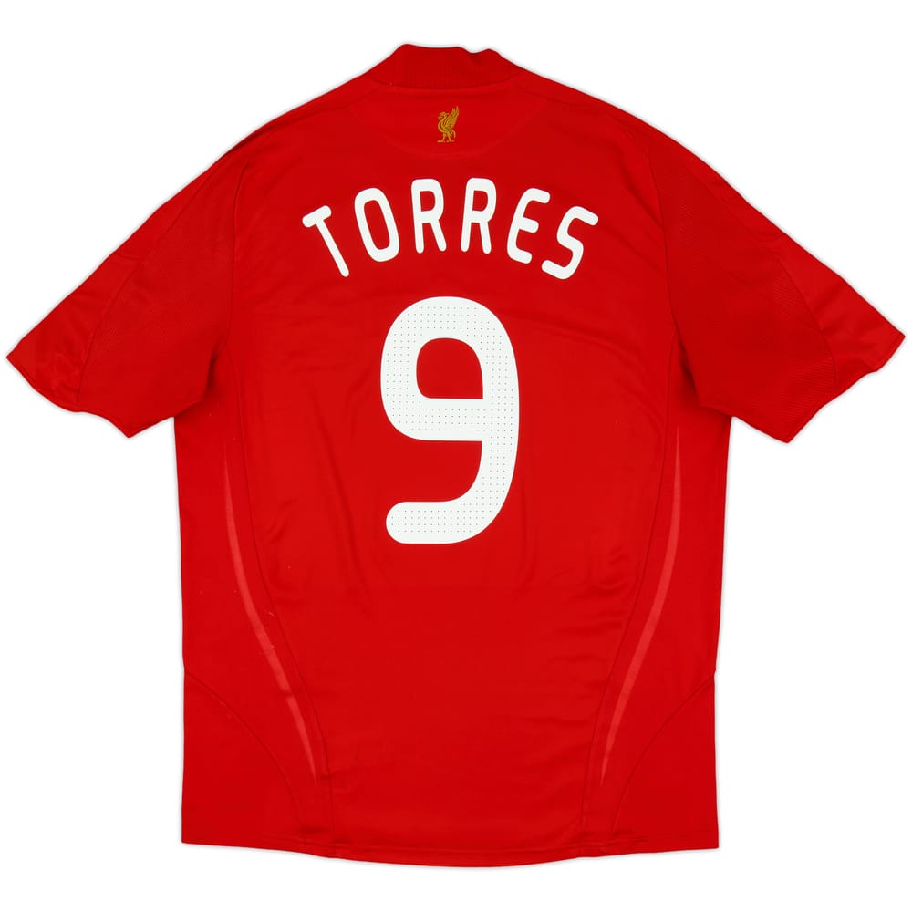 2008-10 Liverpool Home Shirt Torres #9 - 7/10 - (L)