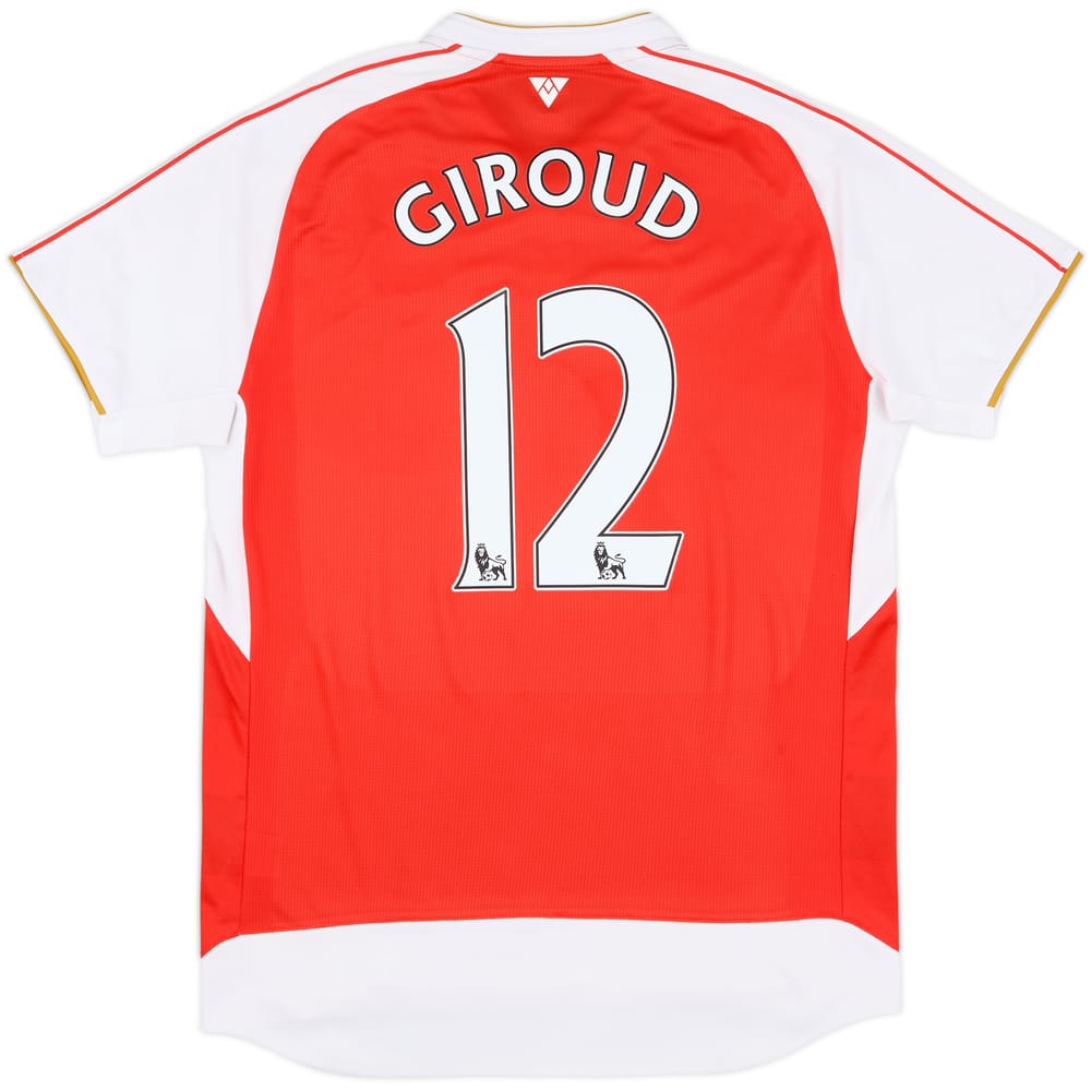 2015-16 Arsenal Home Shirt Giroud #12 - 9/10 - (L)