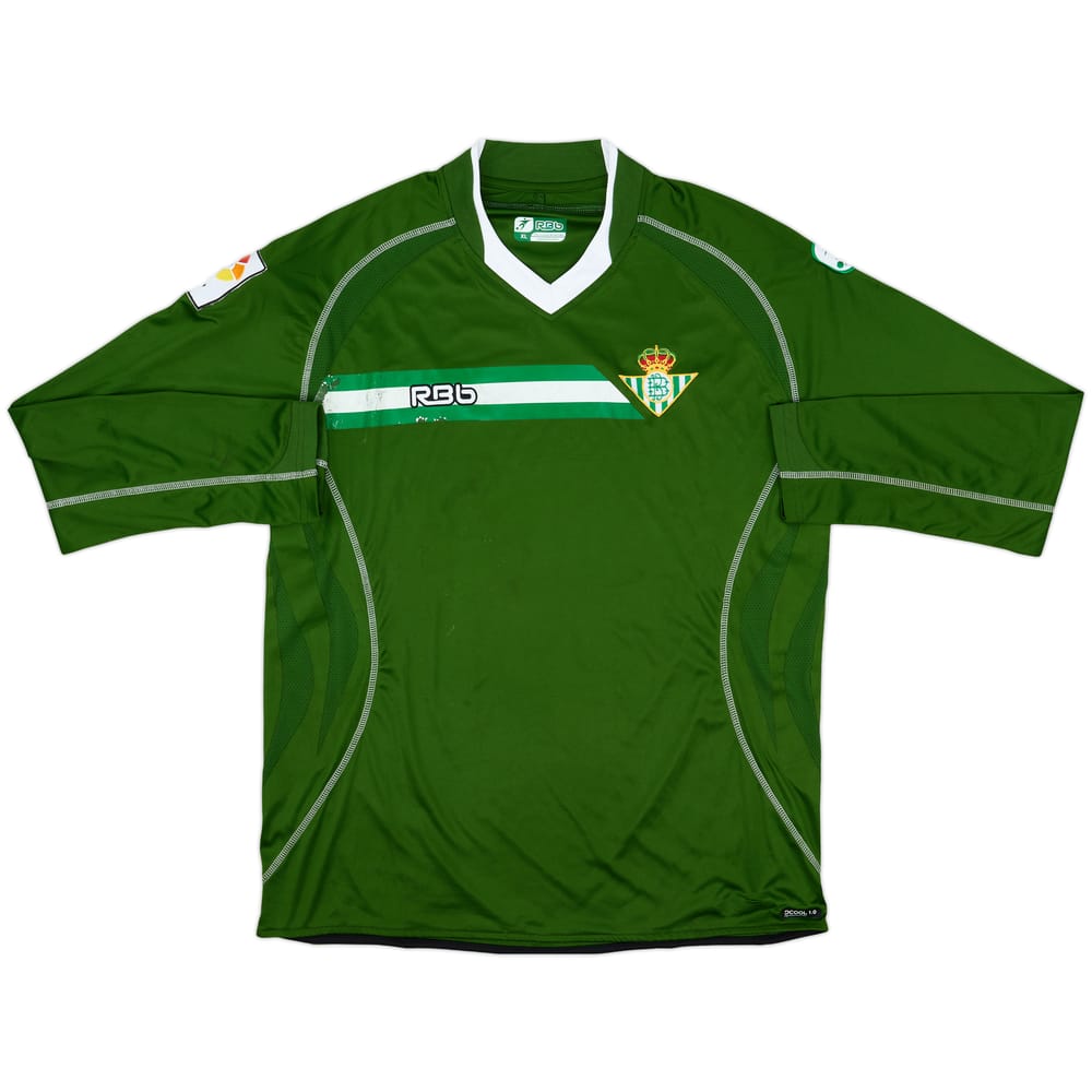 2009-10 Real Betis Away L/S Shirt - 5/10 - (XL)
