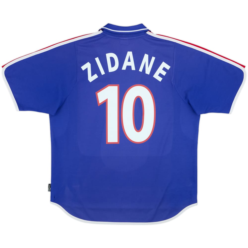 2000-02 France Home Shirt Zidane #10 - 5/10 - (XL)