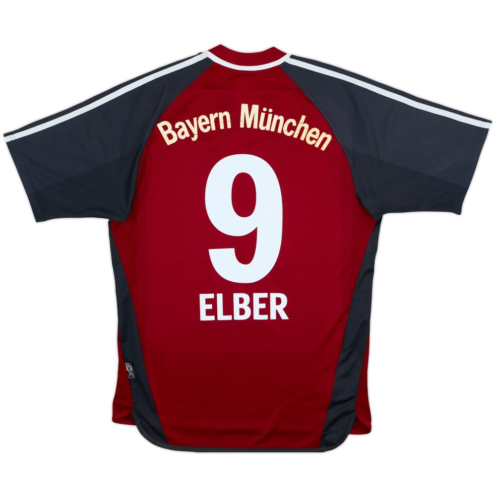 2001-02 Bayern Munich Home Shirt Elber #9 - 8/10 - (S)